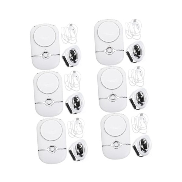 POPETPOP 6 Pièces Sèche-cheveux à Cils Mini Ventilateur Abdos Usb Colle Blanche