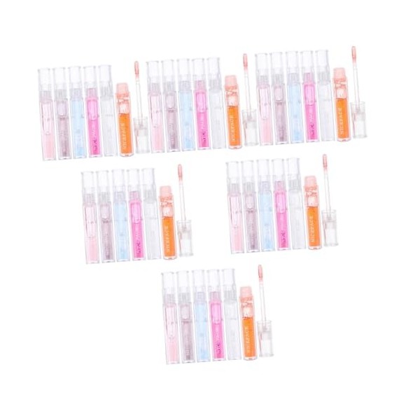 FRCOLOR 48 Pièces Brillant à Lèvres Soin Des Lèvres Essence Gelée De Rouge à Lèvres Hydratant Rouge à Lèvres Blanc Rouge à Lè