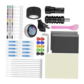 KALLORY 3 Ensembles Kit De Tatouage Pratique Kit De Tatouage Pour Débutants Kit Complet De Stylo De Tatouage Kit De Tatouage 