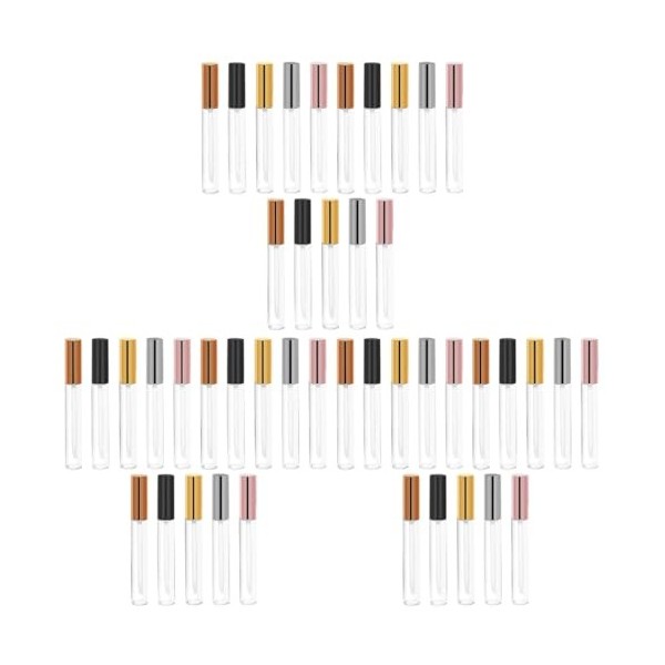 minkissy 150 Pcs Tube Vide De Brillant À Lèvres Tubes DHuile À Lèvres Vides Tubes De Brillant À Lèvres Clairs Bouteilles De 