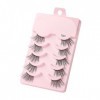 UAMOU Vison Cils Volume Faux Cils 3D vison naturel Long maquillage Faux Cils Faux Cils Cilios moelleux Faux Cils Cheerfully 