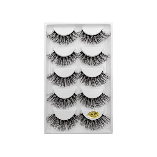 UAMOU 50/100/200 paires de cils faux cils de vison naturel 3d cils de vison volume faux cils en vrac cilios Cheerfully Color