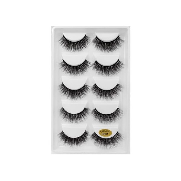 UAMOU 50/100/200 paires de cils faux cils de vison naturel 3d cils de vison volume faux cils en vrac cilios Cheerfully Color