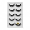 UAMOU 50/100/200 paires de cils faux cils de vison naturel 3d cils de vison volume faux cils en vrac cilios Cheerfully Color