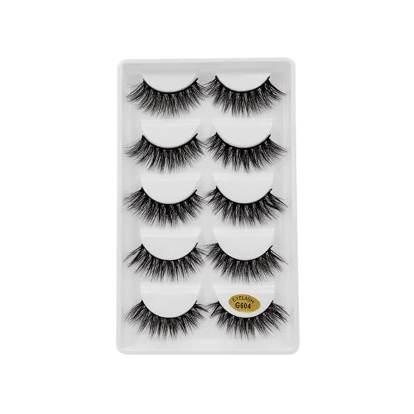 UAMOU 50/100/200 paires de cils faux cils de vison naturel 3d cils de vison volume faux cils en vrac cilios Cheerfully Color