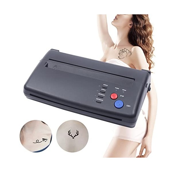 DSYOGX TATOUAGE DE TATOUAGE THERMAQUE TATOUAGE Machine de transfert de tatouage pour impression et transfert de tatouage