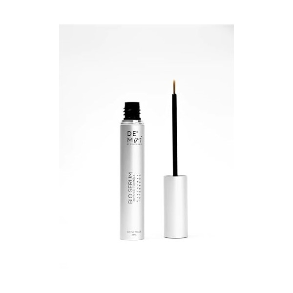 DE MOI Sérum bio 2 en 1 : pour cils + sourcils [ Fabriqué en Suisse ] Sérum pour sourcils & Cils, booster de cils et sourcils