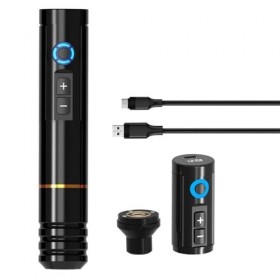 INGKE Stylo de Machine à tatouer sans Fil Kits de Machines à tatouer rotatives Course de 3.5 mm Batterie de Tatouage portativ