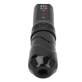 Ensemble de Stylos de Tatouage RotatifsFil 2 en 1, avec InterfaceErgonomique en Alliage Daluminium Durable, Machine à Tatoue