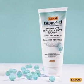 Gel à Base de Boue Drainant et Remodelant - Action Ciblée - Réduction de la Peau dOrange - Effet Chaud/Froid - Rétention dE