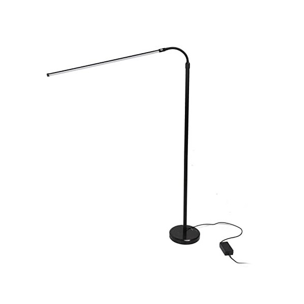 Lampe Tatouage Sourcils, Lampadaire LED 20W Télécommande avec Socle Antidérapant pour la Lecture Prise UE 