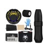 TTOOGO Kit De Stylo À Tatouer - Kit Pistolet À Tatouer Rotatif Avec 10 Cartouches Tatouage Alimentation Numérique Ensemble Ma