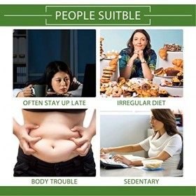 Lot de 30 Patchs à Base de Plantes pour Jambes Raffermissants et Respirants pour le Corps en Absinthe pour la Relaxation des 