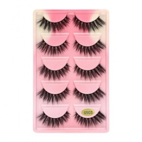 UAMOU 50/100/200 paires de cils faux cils de vison naturel 3d cils de vison volume faux cils en vrac cilios Cheerfully Color