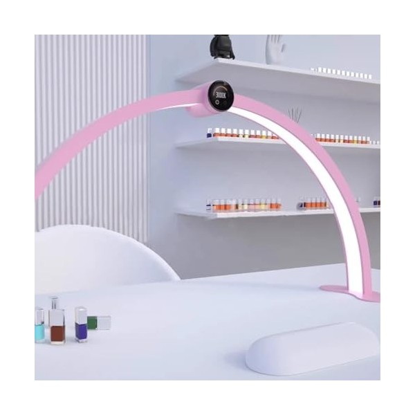 OXFUZZ Lampe à Cils 40W,LumièRe Demi-Lune pour Extensions De Cils, Beauté, Soins De La Peau, Sourcils, Lampe Nail Tech avec é