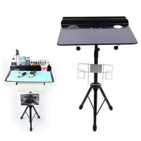 JYSWDZ Station de travail de tatouage, plateau de service de salon de beauté, hauteur réglable, avec trépied amovible, table 