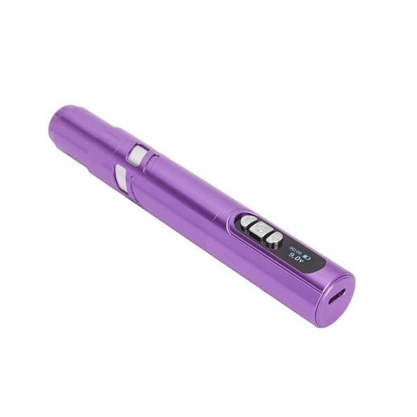 Stylo de Tatouage Fil, Stylo de Machine à Tatouer Rechargeable à Course de 3,0 Mm pour Salon pour Salon PURPLE 