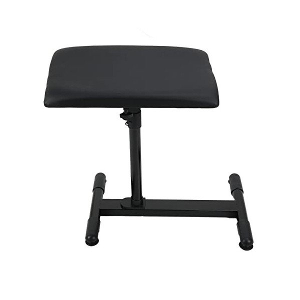 Support Daccoudoir de Tatouage Réglable en Hauteur avec Base Stable, Meuble de Tatouage Portable et Ergonomique, Panneau en 