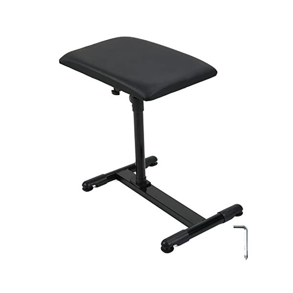 Support Daccoudoir de Tatouage Réglable avec Base Stable, Repose-Jambes de Bras de Tatouage Portable avec Coussinet éponge, 