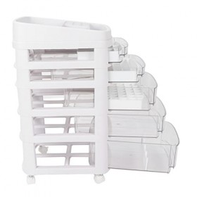 Boîte de Rangement de Maquillage, Armoire de Rangement de Bijoux de Vernis à Ongles Lumière Durable pour le Maquillage