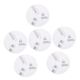 Beaupretty 6 Pièces Disque Détalonnage Du Plateau Tournant Règle Réglable En Acrylique Tapis De Plateau Tournant En Acryliqu