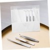 Pincettes dextension de cils de beauté, 4 pièces présentoir de pincettes, support de cils, pincettes, fournitures dextensio