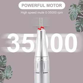 FOMIYES 2 Pièces Vernis à Ongles Perceuse Manucure Perceuse à Dissolvant Manucure Femmes Ponceuse à Ongles Ponceuse à Ongles 