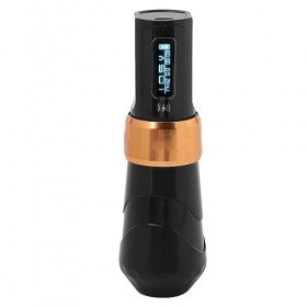 Machine à Tatouer Fil, Double Batterie, Machine à Tatouer Fil, Stylo Rotatif, Shader, Connecteur, Coloration Facile pour Maga