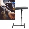 Support de Repose-jambes pour Bras de Tatouage Portable, Coussin en éponge à Panneau en PU Réglable en Hauteur, Base Stable p