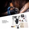 Kit de machine à tatouer, ensemble de machines à tatouer professionnelles, avec machines à tatouer/tous les accessoires néces