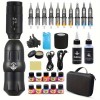 Kit De Stylo Tatouage Kit De Tatouage Complet Kit De Tatouage Rotatif,Noir