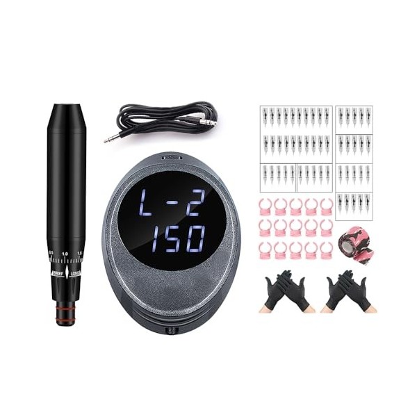 Mini Les Sourcils Kit De Tatouage Tatouage De Sourcils Broit Stylo LCD Tatouage Mini Alimentation Power Alimentation Tatouage