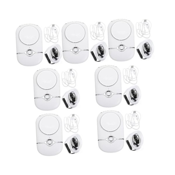 Lot de 7 Sèche-Cheveux Cils Ventilateur USB Portable pour Climatiseurs Portables Ventilateurs Portables USB Sèche-Cils Souffl