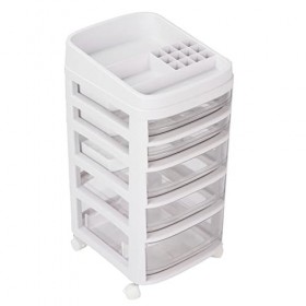 Organisateur de Bijoux de Stockage de Petites Pièces, Boîte de Rangement en Plastique pour Nail Art, Boîte de Rangement de Bi