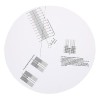 minkissy 7 Pièces Disque Détalonnage du Plateau Tournant Rapporteur Dalignement en Vinyle Pochettes De Disques Vinyle Outil