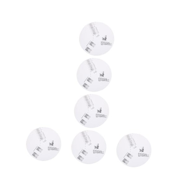 minkissy 7 Pièces Disque Détalonnage du Plateau Tournant Rapporteur Dalignement en Vinyle Pochettes De Disques Vinyle Outil