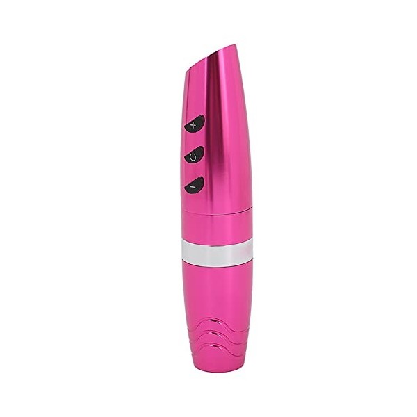 Machine à Tatouer Fil Rose 4-12V 2.0A Moteur Fil Kit de Machine à Tatouer Rotative 1800mAh Alimentation Batterie Rechargeable