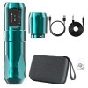 Stylo de Tatouage Rotatif Professionnel, Batterie Rechargeable sans Fil 2400 MAh, Colorant de Tatouage de Moteur sans Noyau, 