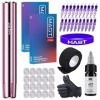 Mast Tattoo Pen Kits Wireless Tattoo Pen Machine Kit Tattoo Cartridges Needles Inks Battery Power Supply for for Eyebrow Lip 