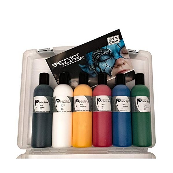 Peinture pour le corps Senjo Color BASIC 6x 250ml dans un coffret