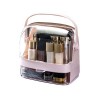 CHUNCIN - 2 couches mode cosmétique boîte de rangement de maquillage de maquillage grande capacité imperméable et anti-poussi