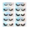 UAMOU Faux Cils 3D en vison for femme, maquillage naturel, duveteux, vaporeux, longs, 4/50/100 pièces Cheerfully Color : Ros