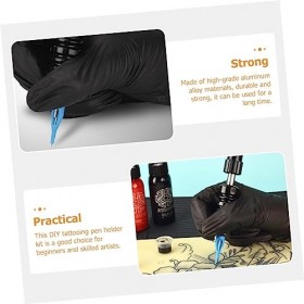 LALAFINA 4 Ensembles De Pratique De Tatouage Kit De Tatouage Rotatif Kit Complet De Stylo De Tatouage Kit De Porte-Stylo De T