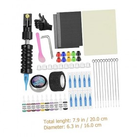 LALAFINA 4 Ensembles Kit De Pratique De Tatouage Kit De Porte-Stylo De Tatouages ​​Kit De Tatouage Pour Débutants Kit De Tour