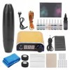 Kit de Stylo de Tatouage, Kit de Stylo de Tatouage Rotatif, Alimentation électrique Professionnelle, Pédale de Pratique, Peau