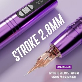 QUELLE PMU Machine Kit Permanent Makeup Kit de Machine à Tatouer Complet Wireless Rotary Machine Pen pour Les Débutants en Ta