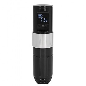 Stylo pour Machine à Tatouer Fil, Batterie de Stylo de Tatouage 12000 Tr/Min, Puissance de la Batterie 1700 MAh, Stylo de Mac