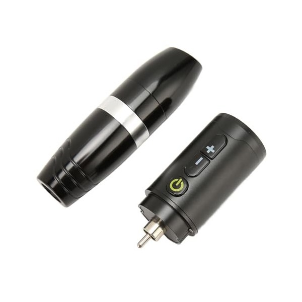 Kit de Machine de Stylo de Tatouage Rotatif, Stylo Rotatif de Tatouage sans Fil avec Interface RCA Rechargeable Professionnel