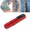 Kit de Stylo de TatouageFil 2400 MAh, Course de 4 Mm, Affichage LED, MoteurNoyau, Machine à Tatouer à Cartouche Rotative, Ali