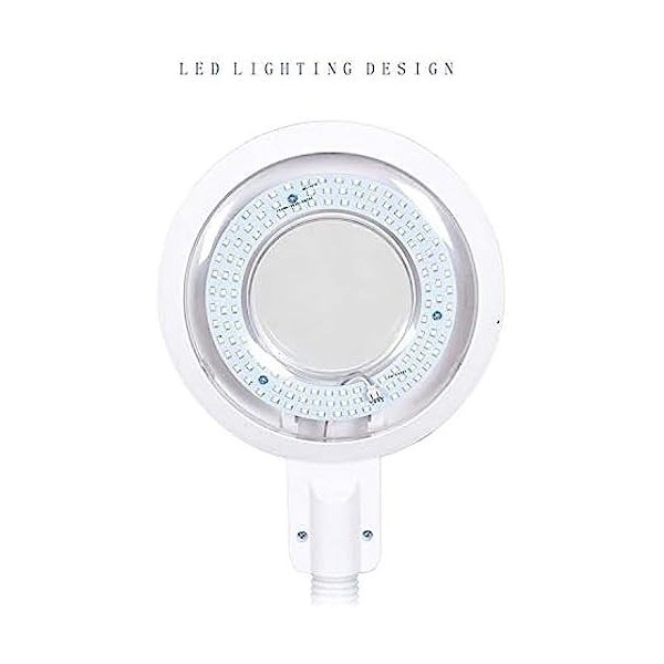 Lampe Amplificatrice 8X Lumière De Loupe À Rotation en Hauteur Librement Réglable pour Les Soins De La Peau Beauté Manucure S